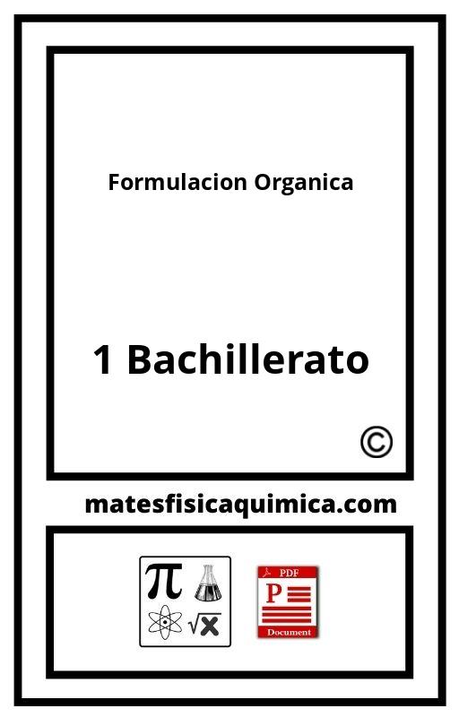 Ejercicios Resueltos Formulacion Organica 1 Bachillerato PDF